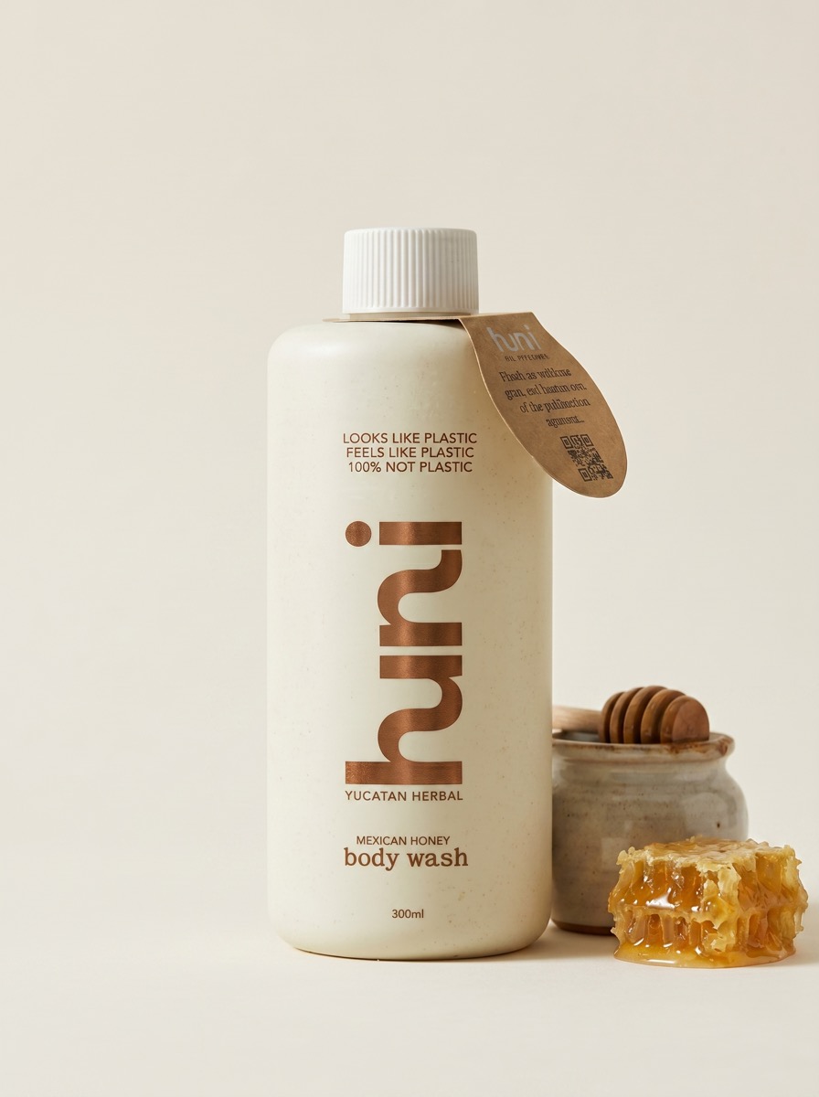huni bottle - matte copper design